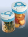 Вакуумные пищевые контейнеры 2 шт. 0,6 + 1,1 л Dekok LONG VS-201CD
