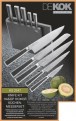 Кухонные ножи с подставкой Dekok Premium KS-2547