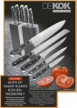 Кухонные ножи на подставке Dekok Premium KS-2549