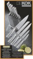 Набор из кухонных ножей 5 шт с подставкой Dekok Premium KS-2548